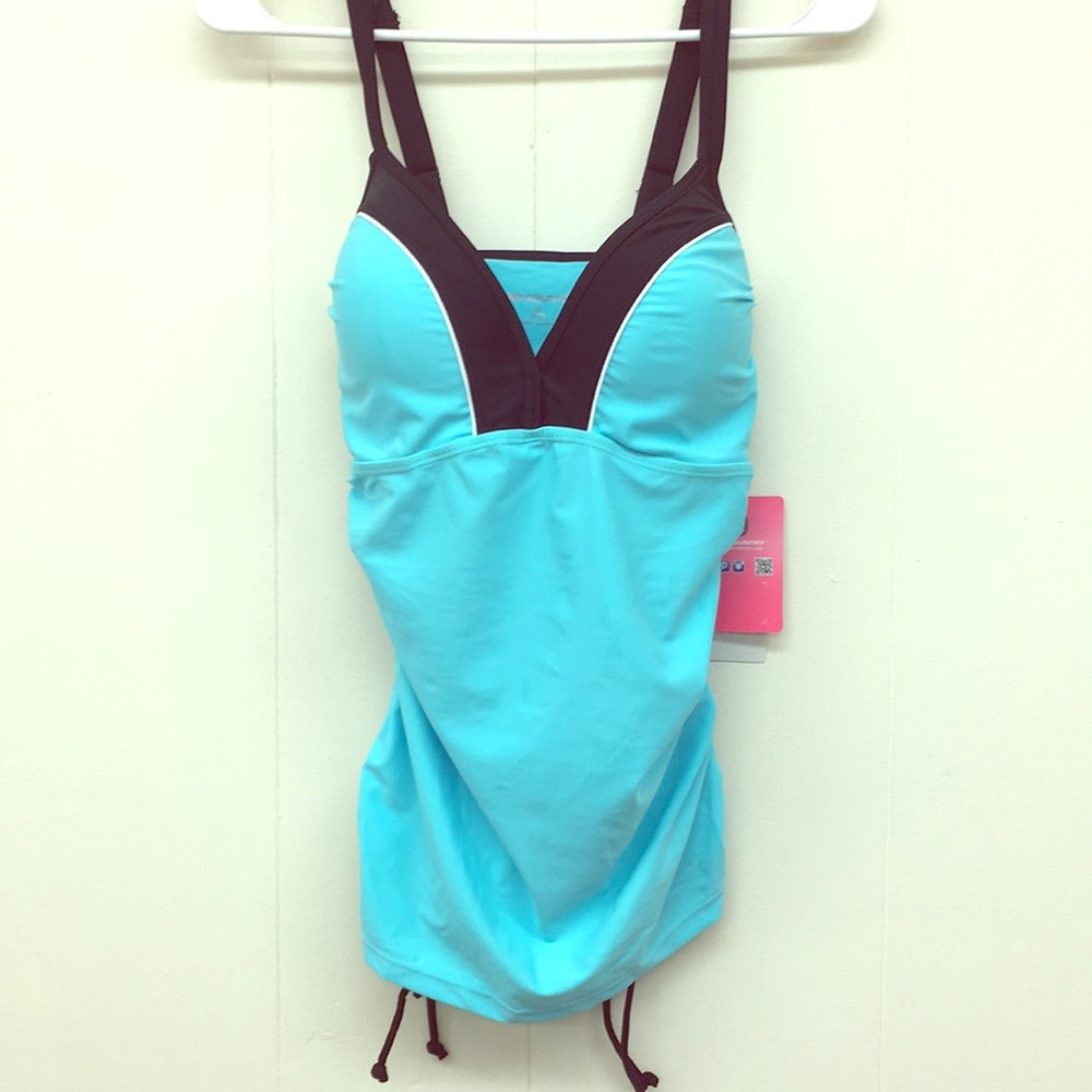 Free Country Tankini top NWT Size M